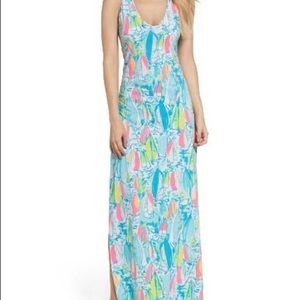 Lilly Pulitzer Kerri Maxi Dress in Beach and Bae